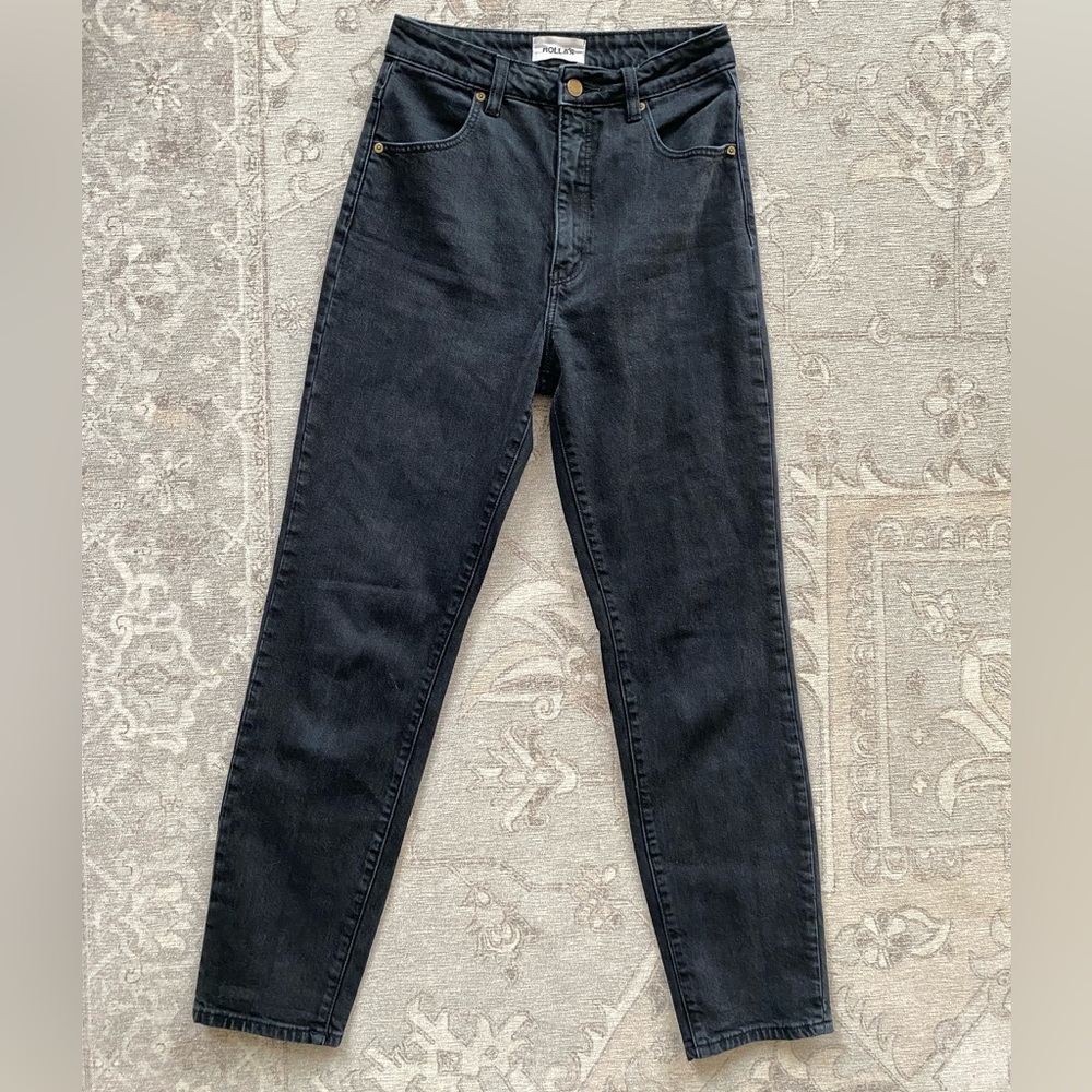 Women’s Rolla’s Dusters High Rise Slim Black Jeans